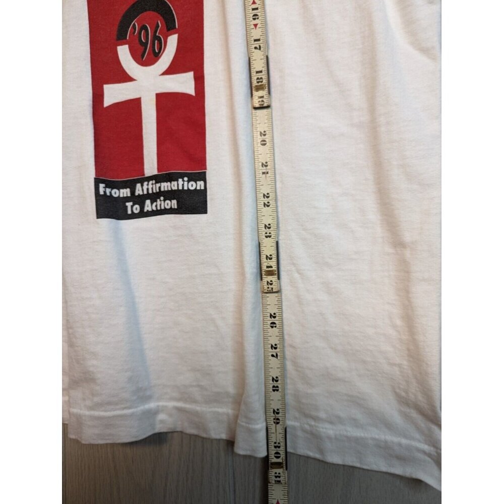 Vintage 90's Henry Rollins Spoken Word Think Tank T Shirt Size XL White 1996 - Picture 7 of 7